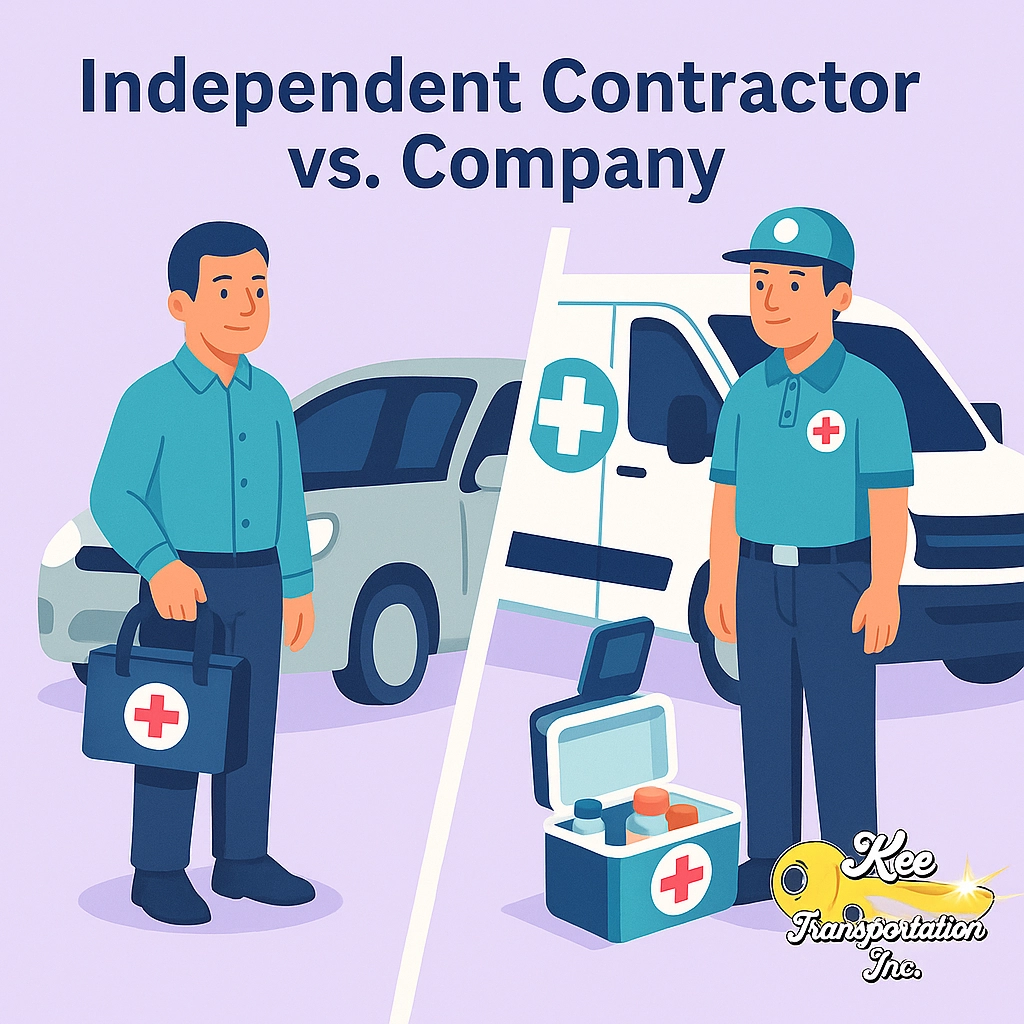 What Is It Like to Be a Medical Courier Independent Contractor